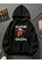سويت شيرت أسود بقلنسوة مطبوعة من zillakami v1