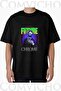 Unisex Future Chrome V1 Design Printed Oversize T-Shirt