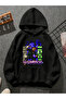 Denzel Curry V3 Printed Hooded Black Sweatshirt