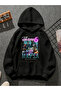 سترة رياضية سوداء مطبوعة من three 6 mafia v1
