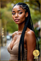 Fiber Synthetic Hair for African Braiding Rasta and Box Braid - Black - 7