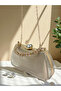 Special Design Gold Color Laser Snake Pattern Handle Handle Women's Evening Dress Bag Wedding Engagement Prom - 6