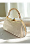 Special Design Gold Color Laser Snake Pattern Handle Handle Women's Evening Dress Bag Wedding Engagement Prom - 2