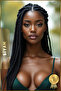Fiber Synthetic Hair for African Braiding Rasta and Box Braid - Black - 6