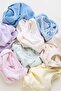 Set of 3 100% Cotton Camisole Baby and Children's Envelope Collar Bodysuit & Bodysuit - 7
