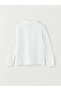 Polo Neck White Long Sleeve T-Shirt - 2