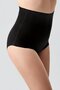 Slip-Resistant High Waist Laser Panties 9208 Black - 2