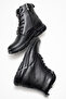 Genuine Leather, Water and Cold Proof, Zippered, Furry, Men's Boots