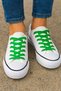 Green Pistachio Green Sports Shoelaces 125 cm – Thickness 1.5 cm - 2