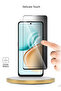 Honor X7d 4G 2025 E2E Series Privacy Full Glue Full Cover Tempered Glass Clear/Black - 3