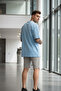 Black Printed Oversize Basic Crew Neck T-Shirt Daily Comfortable - 2