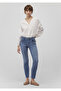 Ada Casual Vintage Indigo Blue Jean Trousers 1020534721