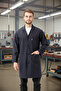 Men's Long Sleeve Business Apron 75 Polyester Oekotex Vanessa Apron Collar Comfortable