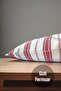 Cotton Modern Decorative Red Striped 2-Piece Throw Pillow / Pillowcase - 5