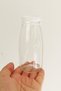 250 ml Transparent Milk, Ayran, Water, Lemonade, Soft Drink Bottle 250 Cc Glass Bottle with Strap Lid 1 Piece - 3
