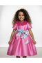 COLORFUL BELTED SATIN GIRLS' DRESS - 5