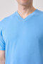 V-Neck 100 Cotton Combed Tshirt Is Gvenligi Galanthus Shirt Breathable Comfortable Stylish Design - 6