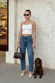 Women's Dark Blue Jeans