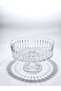 Crystal Decor Lace Edge Handworked Glass Tableware Presentation Bowl - 3