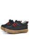 Anatomical Genuine Leather Soft Black Elastic Velcro Children's Shoes - 5