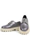 Platinum Genuine Leather Lace-Up Girl's Oxford School Shoes - 7