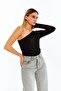 Half Sleeve Off Shoulder Blouse Black - 5
