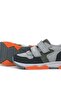 Genuine Leather Gray Black Kids Sneakers Sports Shoes - 8