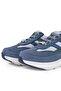Genuine Leather Anatomical Blue Laced Lightweight Children's Sports Shoes - 8