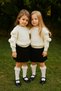 New Season Flexible Crew Neck Pompom Sweater and Knitwear Pleated Detailed Skirt Top and Bottom Set (2-8 Years Old) - 4