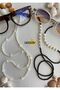 Trendy Double Eyeglass Strap Eyeglass Cord Eyeglass Chain Anti-Lost (Double Wrap Necklace) - 3
