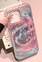 iPhone 17 Pro Compatible Pink Fish Swirl Design Hologram Ins Style Imd Premium Phone Case - 6