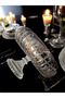 Cut Crystal Round Standing Presentation Bowl 28 Cm Salad Presentation Bowl - 4
