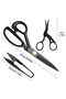 KRABALL Professional Sewing Tailor Scissors Kit Cutting Scissors Cloth Needlework Stainless Steel... - 2