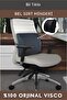 Visko Waist and Back Cushion Pillow Auto Vehicle Office Seat Back Lumbar Support Cushion Pillow