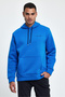 Men's Hooded Comfortable Fit Fleece Lined 3-Thread Thick Ar Embroidered Sweatshirt Spr24Sw07 - 2