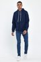 Men's Sweatshirt. Comfortable Fit. Fleece Lining. 3-Thread Fabric. Mid-Brooklyn Print. Sweatshirt Spr24Sw13.