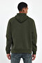 Men's Hooded Comfortable Fit Fleece Lined 3-Thread El Letter Printed California Printed Sweatshirt Spr24Sw03 - 5