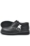 Genuine Leather Lace-Up Black Boys' Classic School Shoes - 5
