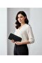 Black Zippered Large Size Women's Handbag and Wallet