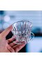 مجموعة ماكينة تحضير القهوة Wave Pour Over - 10 قطع مع أداة التقديم، ومصفاة W-155 والأدوات - 3
