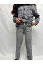 Girl's Gray Tight Leg Jeans Pants - 5
