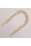 Angel Bag Accessory 42 cm with Hook Water Green Color Acrylic Chain Light Gold Metal - 2
