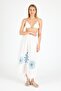 Women's White Bamboo Trouser Skirt |   Beach & Pool & Daily Use - 4