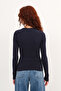 Crew Neck Basic Blouse B1496-Dk2 - 5