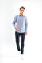 Slimfit Oxford Men's Shirt with Lycra Slim Fit Structure As0710704-07 - 2