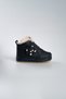 Panda Detailed Furry Unisex Kids Baby Boots DARK BLUE