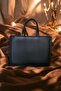 Black Color Stylish and Modern Design Women's Hand and Shoulder Bag with Scarf Detail - 8