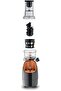 200W Slow Juicer Cold Press Juice Extractor with 65mm Wide Feed Tube – Grey/Orange - 3