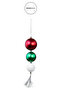 Christmas Ornament Pendant Matte Ball Red Green White 23 cm - 2