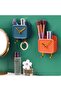 Wall Mount Holder for Bathroom & Kitchen – Decorative Organizer with Gold Accents, Mail & Key Rack - 7